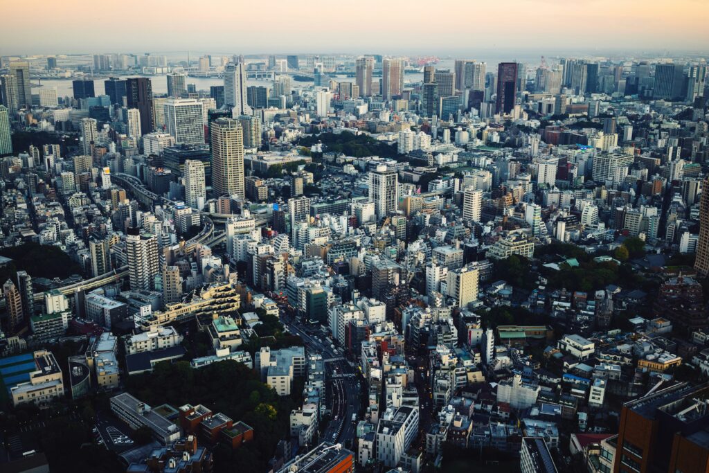 東京の空撮