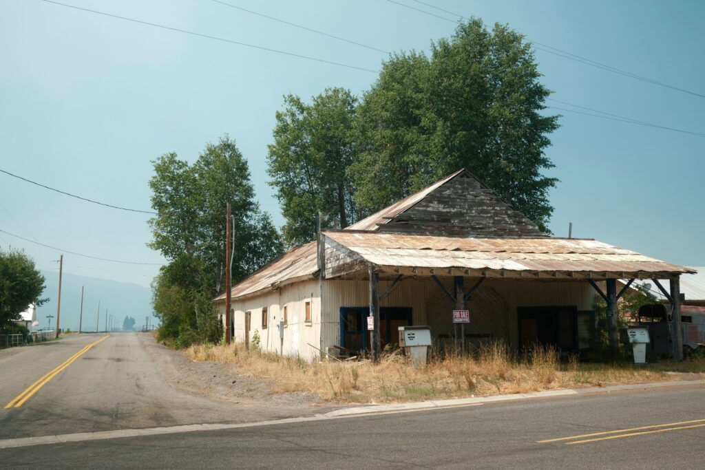 アメリカの田舎の風景