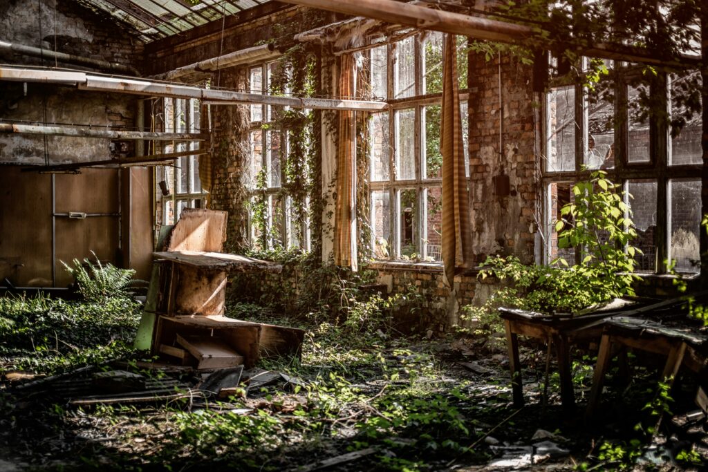 THE LAST OF USの荒廃した部屋