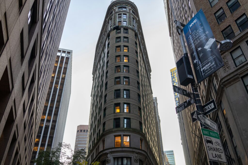 ニューヨークのワン・ウォールストリート・コート