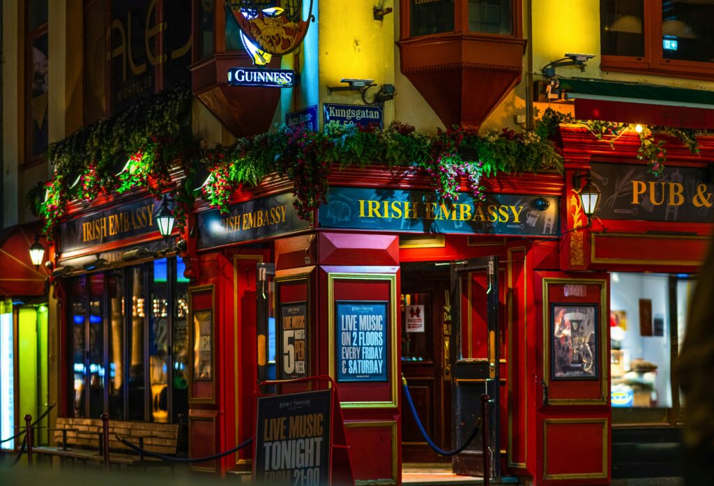 アイルランドのバー